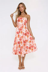 Vintage Find Midi Dress Orange