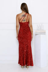 Golden Days Dancing Maxi Dress Red